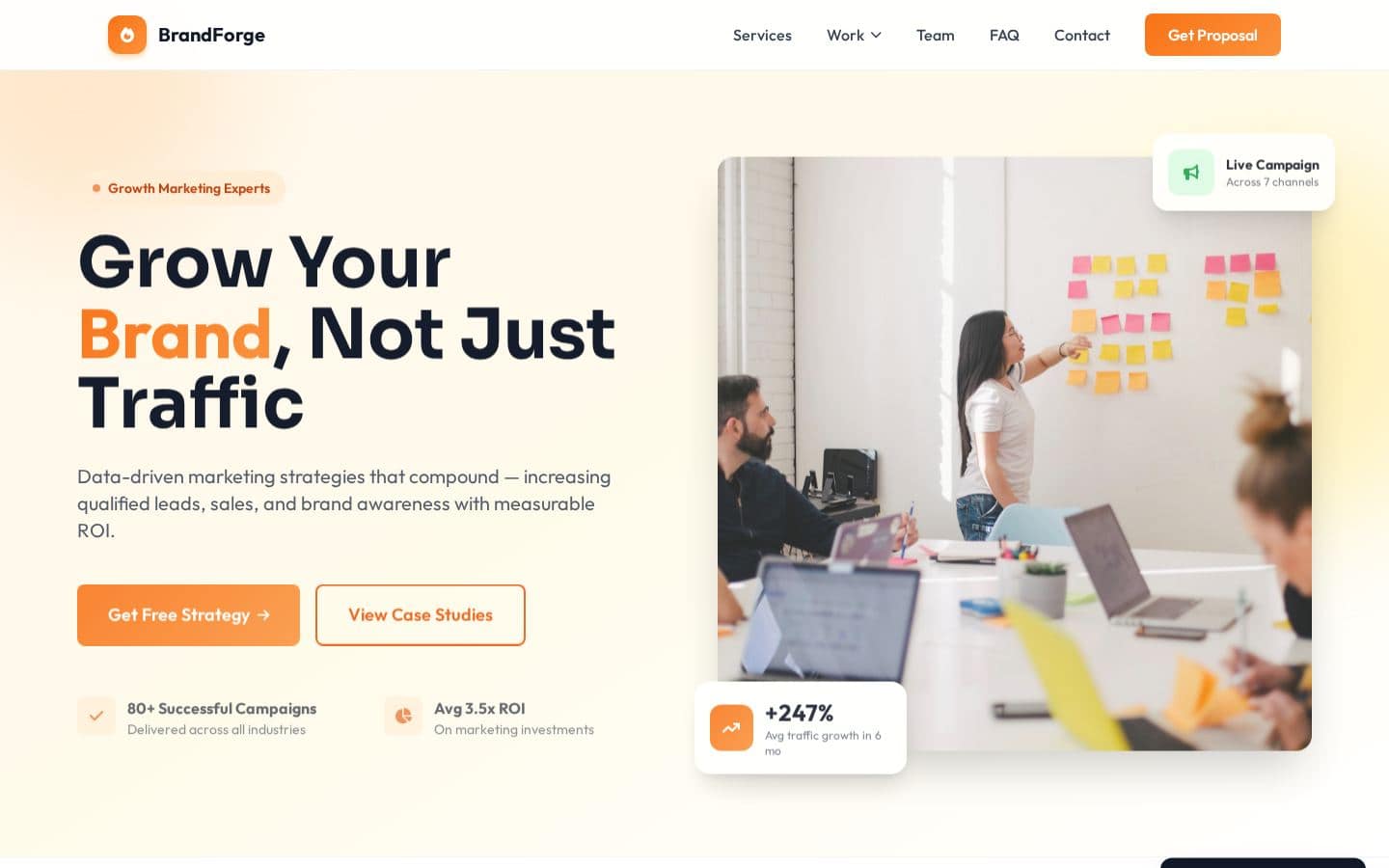 BrandForge - Full-Service Marketing Agency