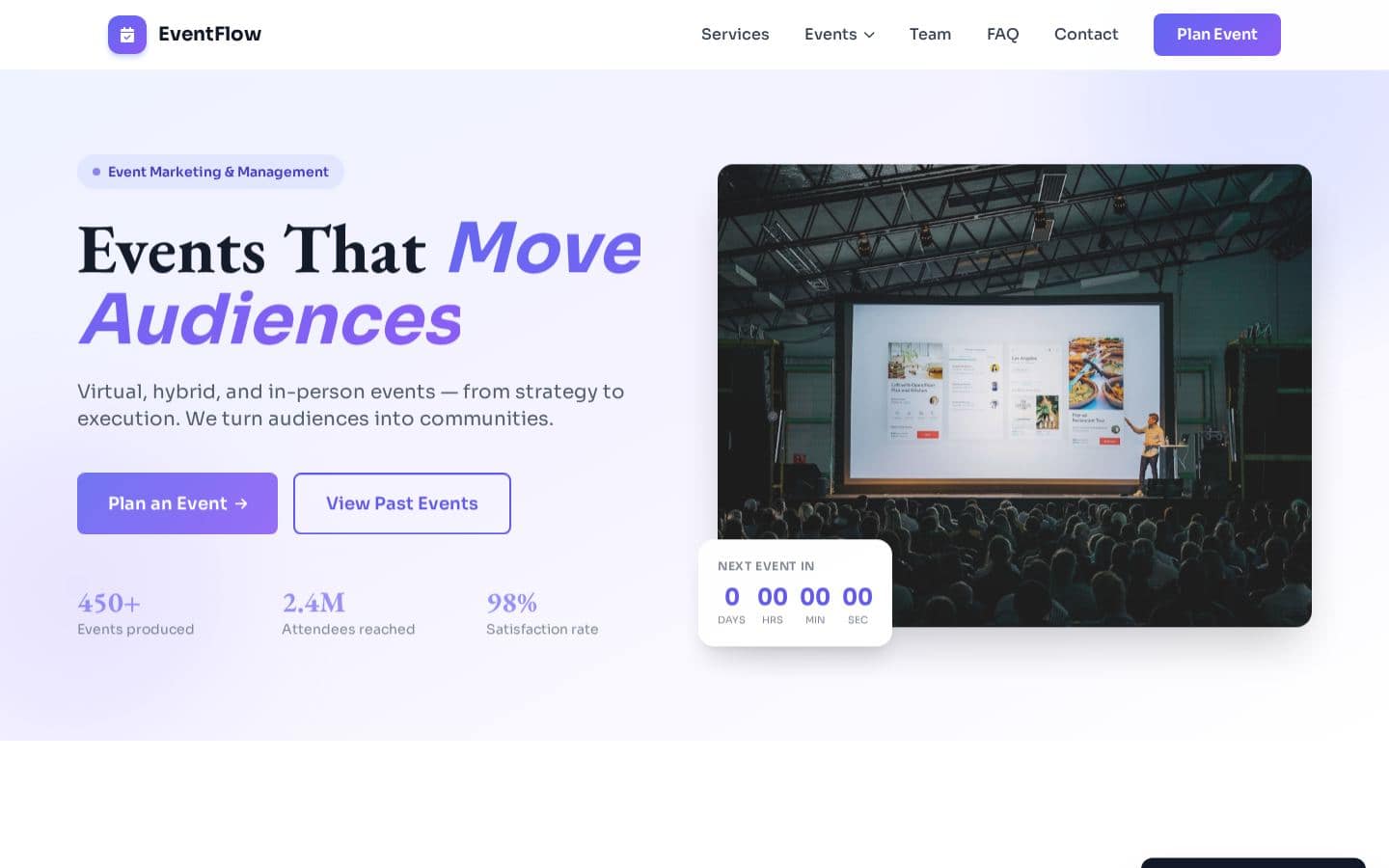 EventFlow - Event Marketing & Management