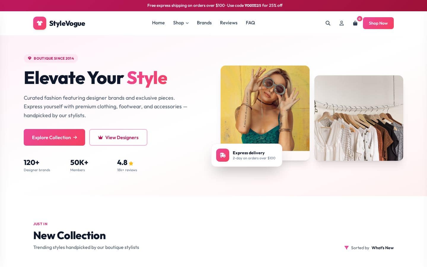 StyleVogue - Fashion Boutique
