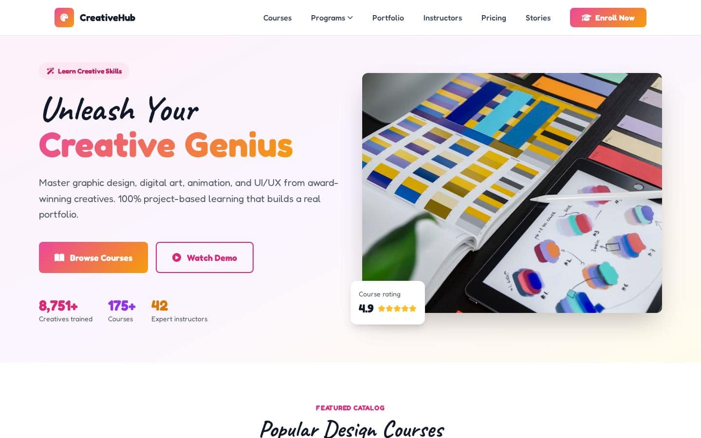 CreativeHub - Design & Digital Art Academy