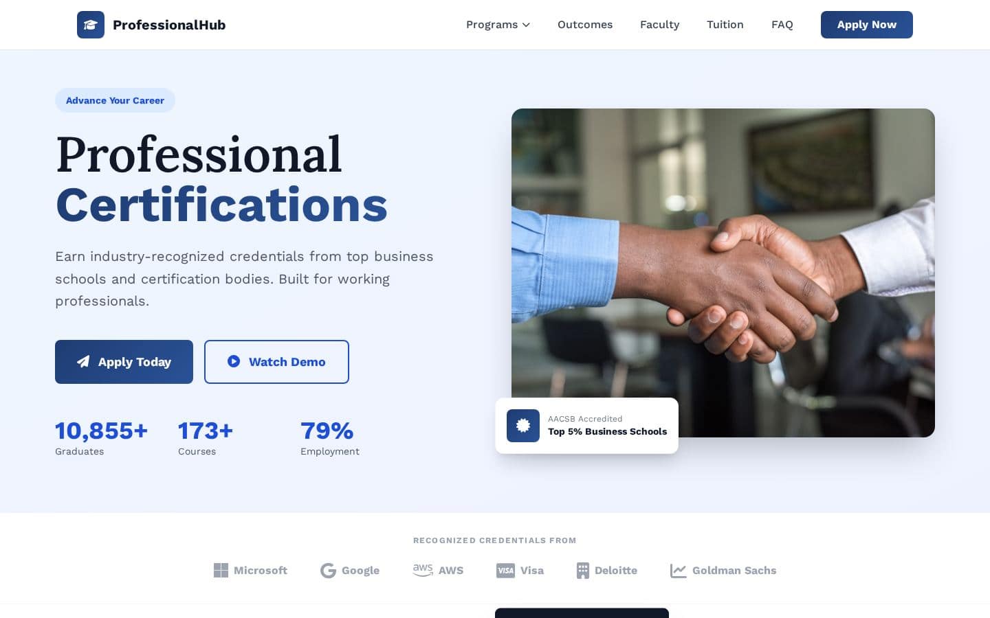ProfessionalHub - Advanced Certifications
