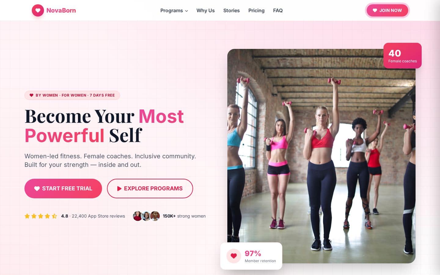 NovaBorn - Women's Fitness & Empowerment
