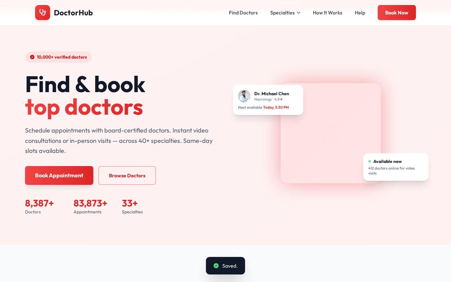 DoctorHub - Book Doctor Appointments