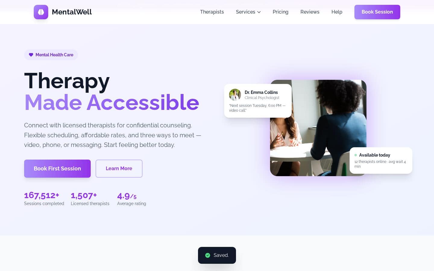 MentalWell - Therapy For Everyone