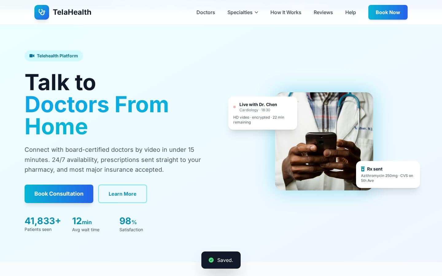 TelaHealth - Virtual Doctor Visits